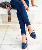 Loafer-Croco-Marinho