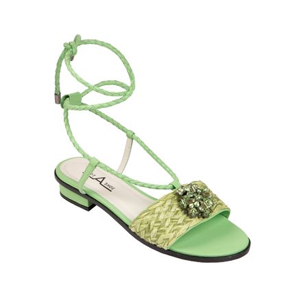 Rasteira Paris Verde