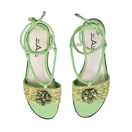 Rasteira Paris Verde