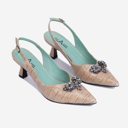 Scarpin Charlotte Ostra